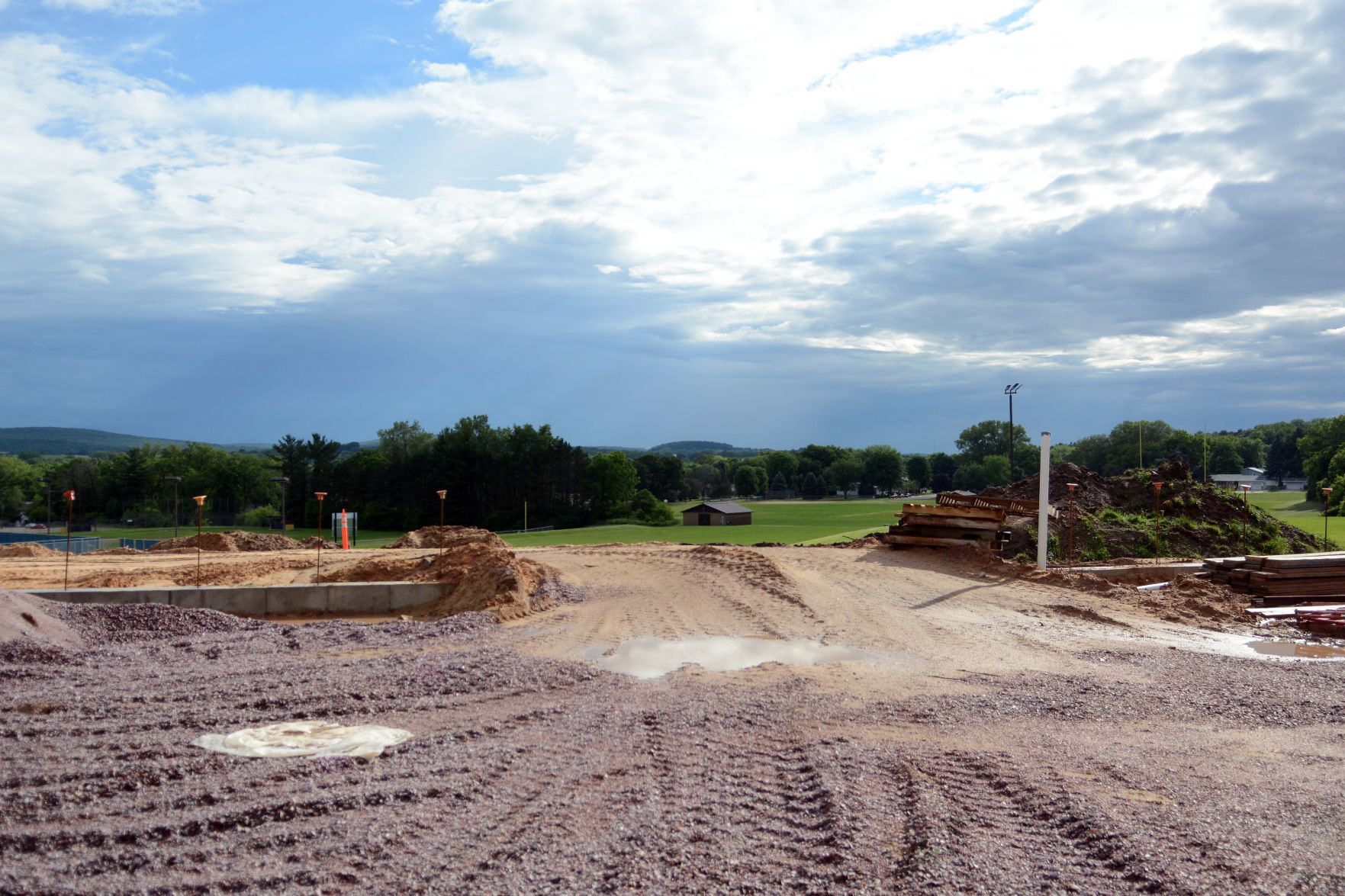 Baraboo middle school construction tour, June 23, 2020